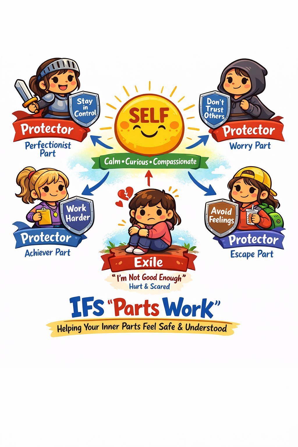 IFS Parts Work diagram
